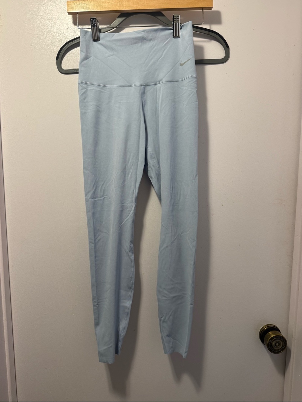 Nike Light Blue High-Waist Leggings - Women's - universa Dri fit